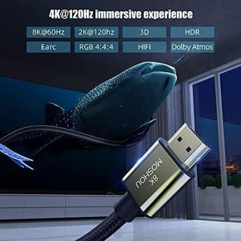 Cavo HDMI 2.1 SIKAI con Ethernet e eARC – 1,5 m