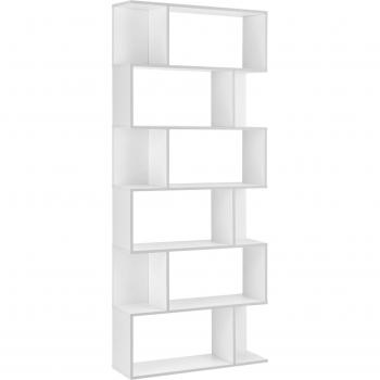 Étagère design blanc 192 cm avec capacité de 8 kg