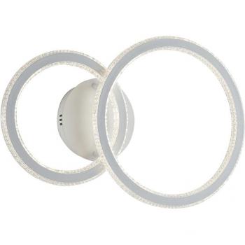 Foco LED semi empotrable Bryant, 3040lm, 3000K, color blanco, dimensiones 65x45x15cm