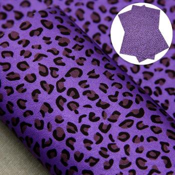 Leopard Design Faux Leather for Accessories