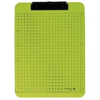 Portablocs Verde con Pinza A4