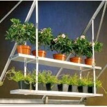 Greenhouse Roof Hanging Shelf Pair