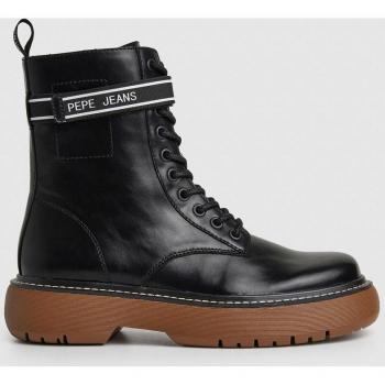 Pepe Jeans Damen Stiefeletten Yoko Fact Schwarz Größe 38