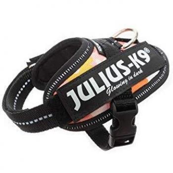 Julius K9 IDC Powerharness voor honden pink flower