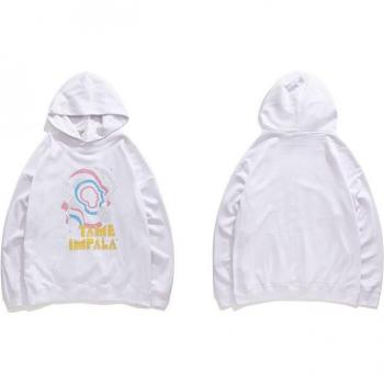 GONTHWID Casual Human Heads Print Hoodie