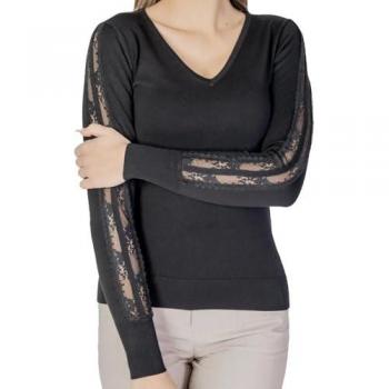 Pull noir femme Morgan 251-MIELO-100