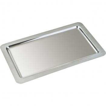 PULSIVA GN‑Tablett Calvis – Silberschimmer, rechteckig, 53 x 32,5 cm (GN 1/1)
