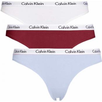 Calvin Klein Damen Bikini 3PK Tanga, Violett