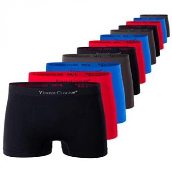 Vincent Creation® Microfaser Boxershorts 12er Pack, nahtlos