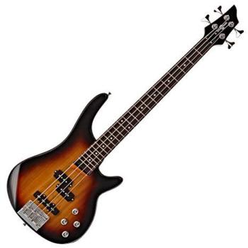 Gear4Music Chicago Short‑Scale Bass in Sunburst Finish – Excellent Condition