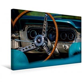 Premium 45 cm x 30 cm Leinwanddruck „Ford Mustang“ – Daniel Fenzl Fotografie