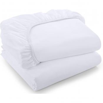Drap Housse Écologique 60x120 cm Blanc