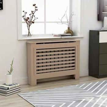 VidaXL MDF Heating Radiator Cover 112x19x81.5 cm