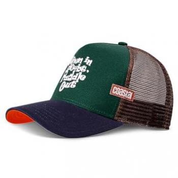 Coastal Trucker Cap HFT „When in Doubts“ – D. Green/Marine, Meshcap