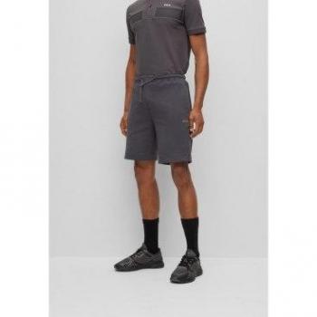 BOSS Headlo Short Deportivo Gris para Hombre