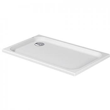 Bassin à douche Duravit D-Code 120 cm × 70 cm – Acier Acrylique blanc