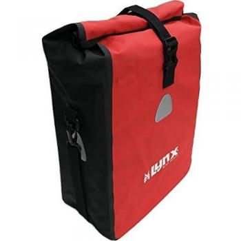 BAGUE DE VÉLO LYNX TARPAULIN ROUGE 21L PVC CROCHET