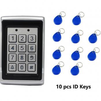 Clavier RFID 125KHZ avec boîtier métallique et rétro-éclairage A07