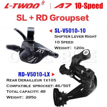Desviador trasero MTB LTWOO Palanca 46-50T 10 velocidades