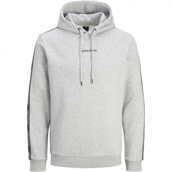 Felpa con Cappuccio Jack & Jones Grigia