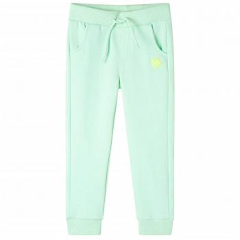 VidaXL Girls' Sweatpants Bright Green 140
