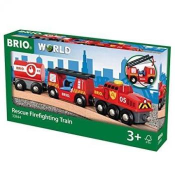 Treno dei pompieri 33844 – Trenini e binari – Brio – Giocattoli 7312350338447