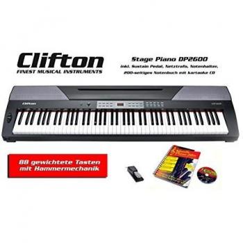 Clifton Stage-Piano »DP2600«, mit 88 gewichteten Tasten