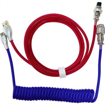 Cable USB Tipo C con conector de aviación para teclado