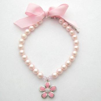 Chic Pet Jewelry with Flower Charm