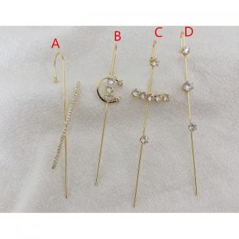 7pcs Women's Crawler Hook Earrings