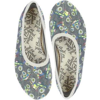 Zapatillas de casa BECK 'Vehículos Fantásticos' gris
