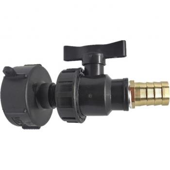Adaptador de manguera de jardín S60x6 3/4 para contenedor IBC