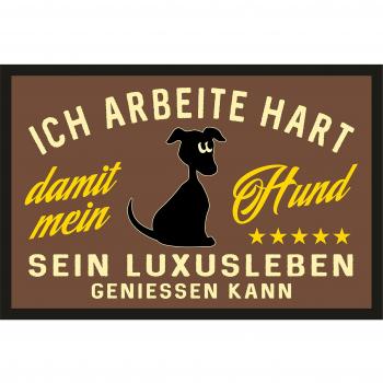 Schmutzfangmatte für Hundeliebhaber, rahmenlos, 226 cm²