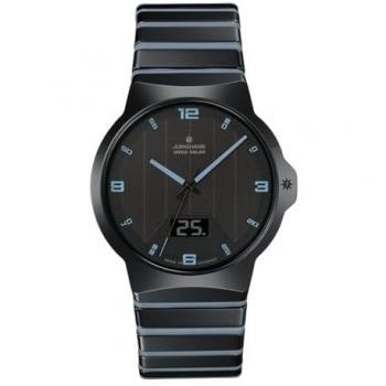 Junghans 18/1400.44 Force Mega Solar 40.4 mm Black Dial