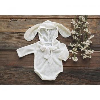 Baby Jongens Hooded Bunny Jurk