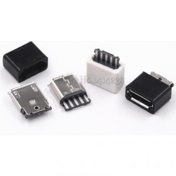 20PCS Micro USB 5P Female Connectors with Soldering Type