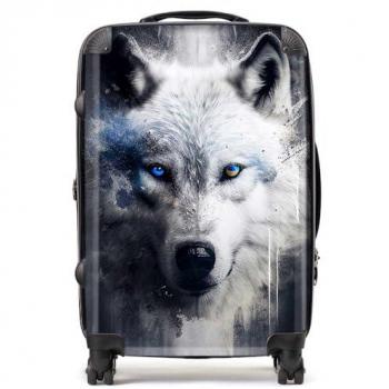 Blackened Lupine Portrait Luggage