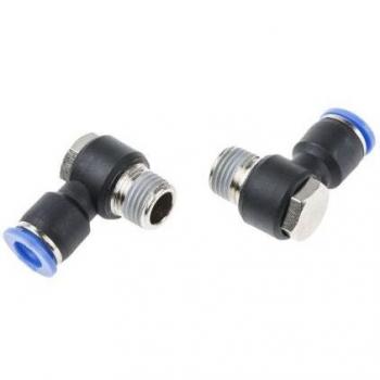 Adaptador de Rosca Acodado RS PRO 1/4