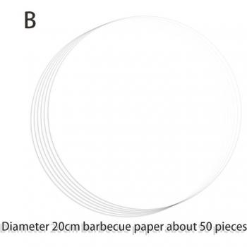 Silicone Oil Paper for BBQ 50 Pcs