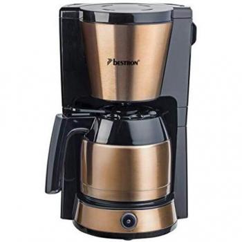 Cafetière filtre avec verseuse isotherme 8 tasses 900 W coloris cuivre Bestron