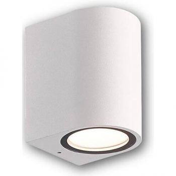 Luce da muro sofisticata Bianca Gu10 10x6,8 cm – Papillon