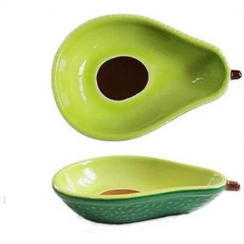 Avocado Color Ceramic Snack Bowl
