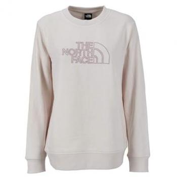 Felpa The North Face Drew Peak Light Crew Panna Elegante