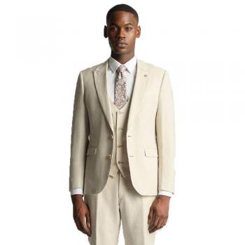 Remus Uomo Natural Slim Fit Linen-Blend Suit Jacket