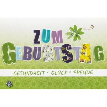 Geburtstags‑PopUp‑Klappkarte BSB – 3D‑Innenleben, Briefumschlag 11,5 × 17 cm