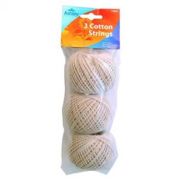 0m Cotton String Pack of 3