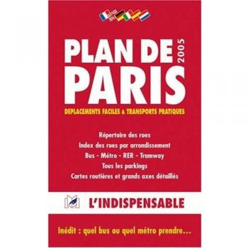 Plan de paris, deplacements et transports