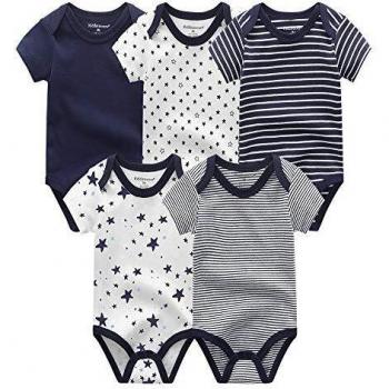 MAMIMAKA LittleStars 5-Piece Bodysuits