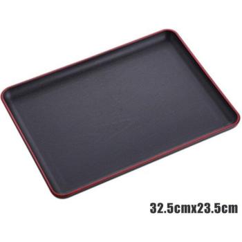 Plastic Serving Tray Rectangular Anti-Slip TI99