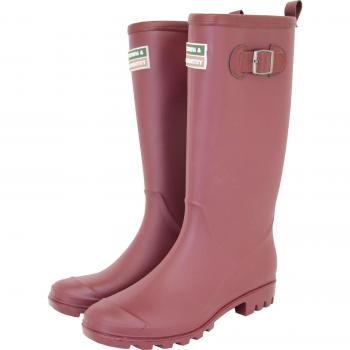 Town and Country Burford PVC Wellington Boots Olive Green Size 7